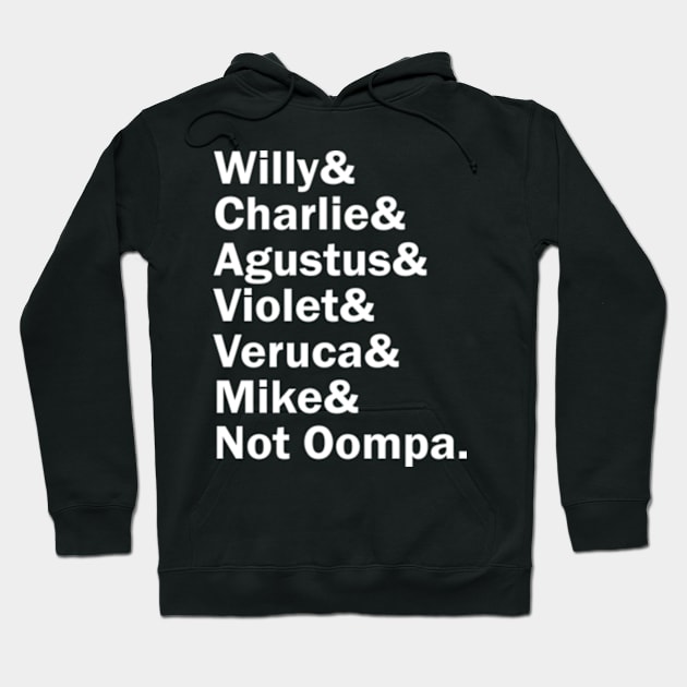 Funny Names x Willy Wonka and the Chocolate Factory Hoodie by muckychris